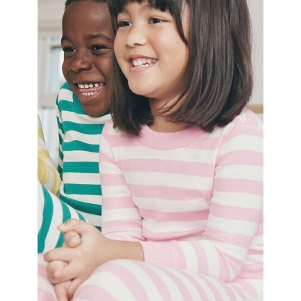 NEW Hanna Andersson Girls 10(140) Striped Long Sleeve Pajama Top Only BUY 2 GET